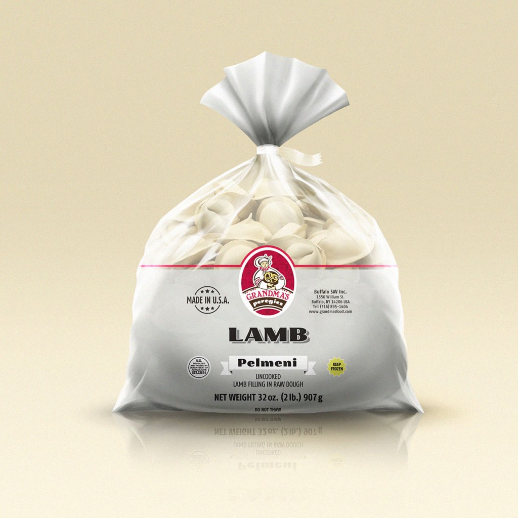 GrandmasPerogies Lamb Dumplings (Pelmeni) 2Lbs