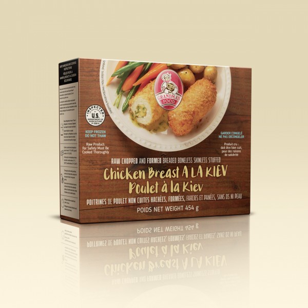 Grandmas Food Canada Raw Breaded Stuffed Chicken Breast Chicken Kiev